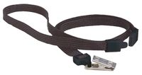 Swingline GBC ID Lanyard, Breakaway Lanyard with Bulldog Clip, BadgeMates, Black, 10 Pack (3747551)