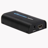 AEMYO LKV373 V2.0 HDMI Extender TX Sender Over Single Cat5/5e/6 Ethernet Cable Up To 390 Feet Supports 1080P, HD Audio, Deep Color For HD DVD PS3