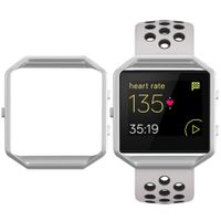 SKYLET Compatible with Fitbit Blaze Band with Frame, Breathable Replacement Sport Band Compatible with Fitbit Blaze Men Women Large Small (No Tracker)