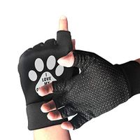 Unisex I Love My Great Dane Dog Fingerless Gloves for Arthritis & Carpal Tunnel Pain Relief