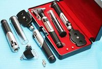 New Cynamed Premium Upgraded Diagnostix Fiber Optic Otoscope Set with Hard Case Complete Diagnostic Set White Bright Led Light 2 Replacement Bulbs Cynamed