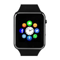 Hocent Smart Watch, Smartwatch with SD Card Camera Pedometer Phone Call Text SNS SMS Sync SIM Card Slot Music Player Alarm Compatible with Android and iPhone (Partial Functions) for Men Women Teens