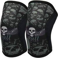 Knee Sleeves (1 pair), 7mm Thick Compression Knee Braces Offer Perfect Support for Squats Weightlifting,Powerlifting,Crossfit,Cross Training WOD for Men & Women (2X-Large, 2#Dark Green)