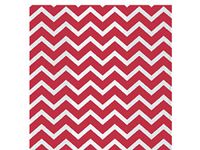 100ct RED Chevron Zig Zag Striped 4x2x9" Medium Size Cello Party Treat Food Snack Bags