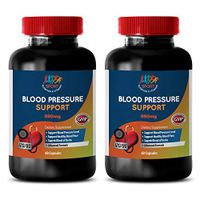 Energy Vitamin Supplement for Men - Blood Pressure Support 690MG - Advanced Formula - Energy Boost Natural - 2 Bottles (120 Capsules)