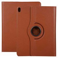 Hulorry Cover for iPad Air (3rd Gen) 2019, Luxury Multifunction Business PU Leather Case for Men/Women, 360 Degree Rotation Case for 10.5 inch iPad Air 3/iPad Pro 10.5" 2017 (Brown)