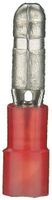 Install Bay RNMB Nylon Male Bullet Connector 22/18 Gauge .156, Red (100-Pack)