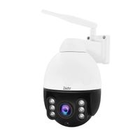 5MP PTZ Camera Outdoor 4X Zoom WiFi IP Camera Built-in Two Way Audio for Security Surveillance with Night Version Support 128Gb SD Card Slot