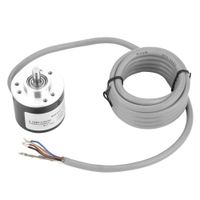 Encoder, 6,000 RPM Encoder E6B2-CWZ6C incremental Encoder Universal Encoder with a Diameter of 40 mm ， DC5〜24V, Radial Shaft Load 30N, Shear Shaft Load 20N(2000P/R)