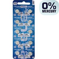 Renata Watch Battery 390 (Package of 10)