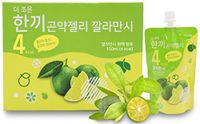 One Meal 4 Kcal Calamansi Konjac Jelly Collagen Diet food Weight Loss Vitamin C (1 Box 10 Packs)