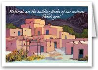 Thank You for Referral Business Note Card - 10 Boxed Cards & Envelopes