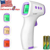 TECHVILLA Baby Thermometer Digital Thermometer Infrared Forehead Thermometer for Fever, Kid and Adult Thermometer, Instant Accurate Reading for Body, Subject, and Room