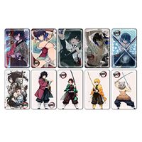 WerNerk 10PCS/Set Anime Demon Slayer Kimetsu no Yaiba Crystal Cards Stickers Photocard LOMO Cards Cosplay Manga Stickers Gift for Kids Teens Adults Anime Fans(H07)