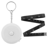 Edtape 2PCS Measuring Tape for Body,Soft Tape Measure for Body Sewing Fabric Tailor Cloth Craft Measurement Tape，60 Inch/1.5M Keychain Retractable Dual Sided Measure Tape Set
