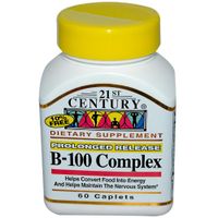 21 ST CENTURY B-100 COMPLEX TIME RELEASE 60 CAPS