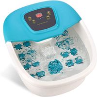 Foot Spa Massager, WW-51 Multi-Function Heat Infrared Vibrating Air Bubble Electric Foot Massager Foot, SPA Bath Massager Foot Shiatsu for Foot, Ankle, Leg, Calf, Etc.