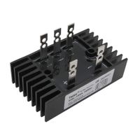 Taiss/SQL 100A Amp 1600V Heatsink Shape 3 Phase Diode Metal Case Bridge Rectifier (Warranty 1 Years) SQL100A