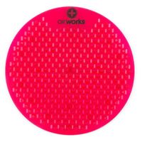 AirWorks AWSFUS229-BX Splash Free Urinal Screen, Fruit Basket, Light 0.22 lb, 8" Height, 6" Width, Red (Pack of 10)