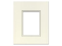 PA Framing, Double Mat, 16 x 20 Inches Frame for 11 x 14 Inches Photo Art Size - Cream Core/Ivory Upper and Inner Mat