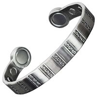 Mens Magnetic Therapy Bracelet Copper Bracelet Pain Relief for Arthritis Powerful Health Magnets Magnetic Bangles Brackets Arthritis Jewelry – HPS (M: Wrist 6.5-7.6"/16.5-19.5cm)
