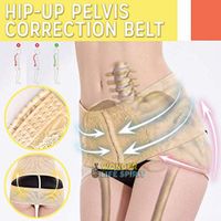 Matoen Postpartum Belly Girdle Support Recovery Belly Wrap Waist Pelvis Belt Body Shaper Postnatal Shapewear Hip Up Pelvis Correction Corrector Belt Pelvic Shaper Waist Sports Slim Belt (L, Beige)