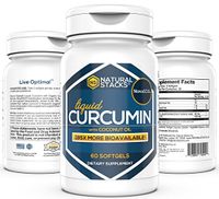 Natural Stacks Curcumin w/Coconut Oil 60 ct. - Highly Bioavailable NovaSOL Form - Lower Inflammation and Reduce Joint Pain - Tumeric Root Extract