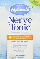 Hyland's Nerve Tonic Caplets, Natural Stress Relief Homeopathic Formula, 32 Count