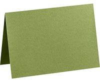 A1 Folded Card (3 1/2 x 4 7/8) - Avocado Green (50 Qty.)