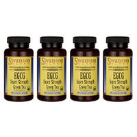Swanson Egcg Super-Strength Green Tea 275 Milligrams 60 Capsules (4 Pack)