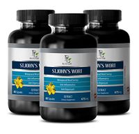 Energy boosters for Women - ST. John's Wort Extract 465 Mg - Immune Support for Adults - 3 Bottles (180 Capsules)