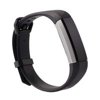 TYewa98556 FashionReplacement Solid Color Soft Silicone Watch Strap Wristband for Fitbit Alta HR - Black S