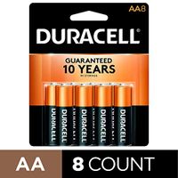 Duracell Coppertop AA Batteries, Alkaline, 8 Pack