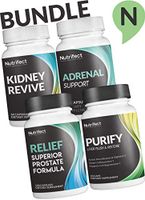 Nutrifect and Naturelle Life Balancing Supplement Stack – Kidney, Adrenal, Liver, and Prostate Support