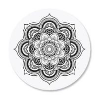 Mandala Envelope Seals - Set of 144 Self-Adhesive, Flat-Sheet, 1-1/2" Sticker Seals, By Colorful Images