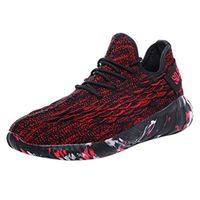 Regfulgence Men's Classic Running Shoes Breathable Textile Uppers and Comfortable Lightweight Cushioning Sneaker(Gray,US=10)