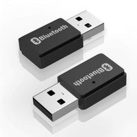 Macddy 2 in 1 USB Bluetooth 5.0 Adapter Mini USB Bluetooth Dongle Wireless Adapter Audio Transmitter Bluetooth Receiver for Computer PC Laptop