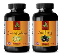 antioxidant resveratrol Extreme - Garcinia CAMBOGIA - ACAI Berry - Combo - acai Capsules - (2 Bottles Combo)