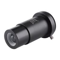 Barlow Lens,1.25inch 5X Magnification M420.75 Thread Pitch Lens,Aluminium Alloy Astronomical Telescope Eyepiece Lens(Black)