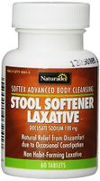 Naturade Stool Softener (Softex) Laxative Tablets, 60 Count Bottle
