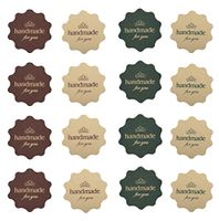 IMagicoo 240 Lovely Cute "Handmade" Label Seal Sticker Handmade Baked Envelope Label Decorative Sticker (Style-10(4x4cm))