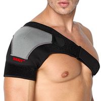 LIPOVOLT®AOLIKES Left Shoulder Support Back Brace Strap Gym Sports Compression Wrap Protector