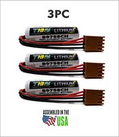 3PC B9758CH; 3.6 Volts, 2700mah Allen Bradley,GE FANUC D500-AB10 PLC Battery