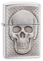 Zippo Skull with Brain Surprise Pocket Lighter