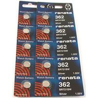 #362 Renata Watch Batteries 10Pcs
