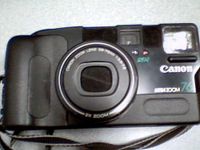 Canon, Inc. Canon Sure Shot Mega Zoom 76 35mm Film Camera w/ 2x Zoom Canon Zoom Lens 38-76mm 1:3.8-7.2 35mm Film Camera (Black Color Version)