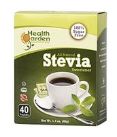 HEALTH GARDEN Stevia Sweetener Packets, 0.25 Pound, 40 Packet(s)