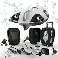 Power Vision PowerRay Wizard Underwater 4K UHD ROV with FPV Headset for Real-Time Viewing, Streaming & Recording the Underwater World