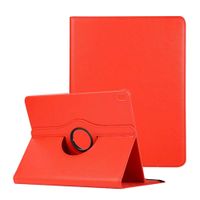 iPad 12.9 Case 2018, YiMiky Slim Fit PU Leather Cover 360 Degrees Rotating iPad Case 3rd Generation kickstand Lightweight Protector Case Cover for iPad Pro 12.9 inch 2018 Release - Red
