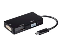 Monoprice USB-C to USB 3.0 A X3 + USB 3.0 A(BC1.2) | Aluminum Alloy, Nickel Plated Connector - Consul Series